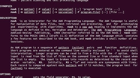 FAQ AWK: Commandline only? How AWK-ward