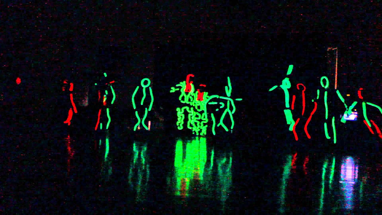 Glowstick Christmas Dance - SMA - YouTube