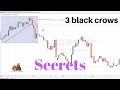 3 BLACK CROWS REVERSAL PATTERN! A MUST KNOW FOR TRADERS!!