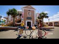 Biking through Bermuda's historic Town of St. George