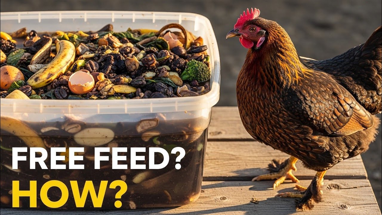 Stop Buying Feed! Make Free Fermented Chicken Feed at Home - YouTube