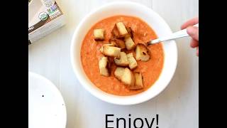 Roasted Red Pepper and Gouda Soup!