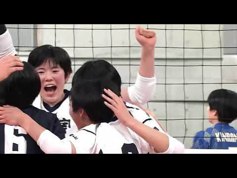 2022春高 就実高校vs金蘭会 第3セット