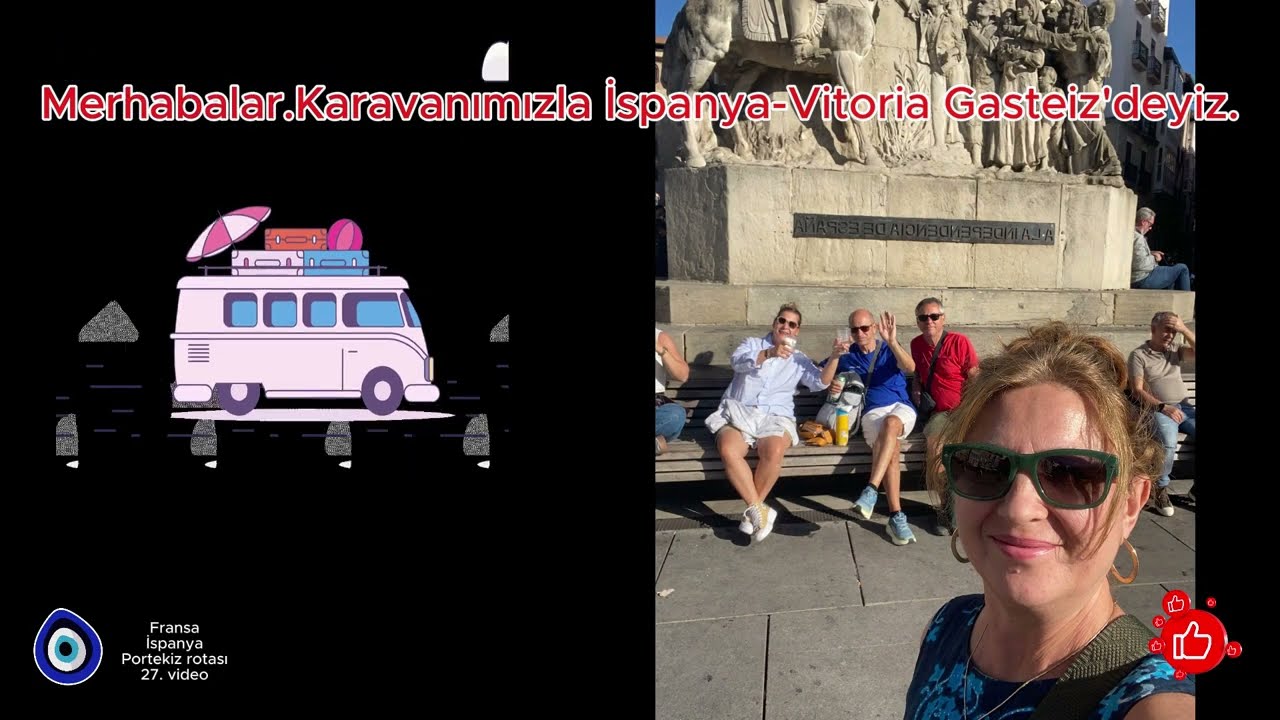 İSPANYA-VİTORİA GASTEİZ. Ücretsiz karavan park konumuyla. Fransa-İspanya-Portekiz-27