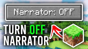 How To Turn Off Narrator On Minecraft - Java & Bedrock