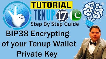 BIP38 Encrypting of your Tenup Wallet Private Key | Best Cryptocurrency Wallets