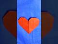 Super Easy Paper Heart❤❤ #shortsvideo #papercraft #diycrafts