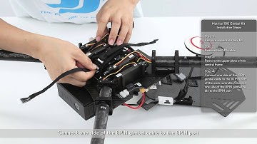 DJI Matrice 100 -  Gimbal Kit Installation