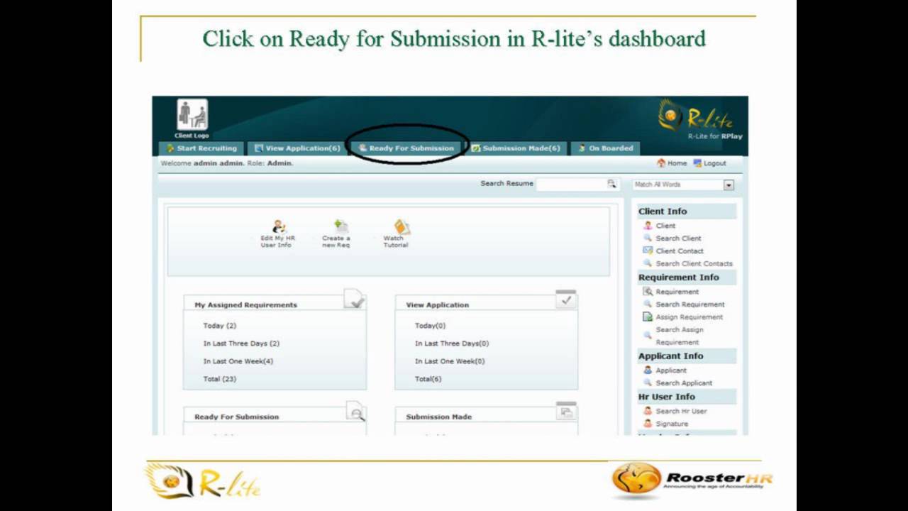 How to Create Submission Reports using R-Lite's Applicant Tracking System