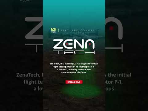 Video ZenaTech (Nasdaq: ZENA) begins flight testing of its Interceptor P-1.