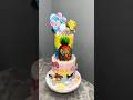 Shared birthday cake. SpongeBob x Hello Kitty. I was nervous but it came out so nice