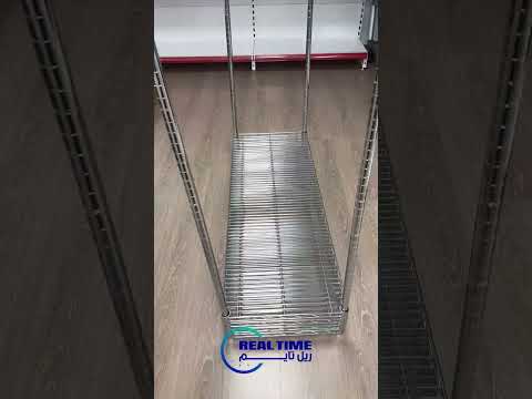 رفوف شبك كروم بعدة أدوار