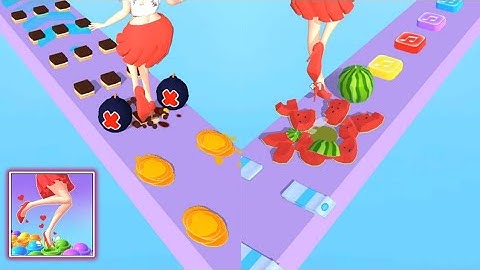 Pop Hop Game | So Satisfying and Relaxing Gameplay | ASMR Slicing