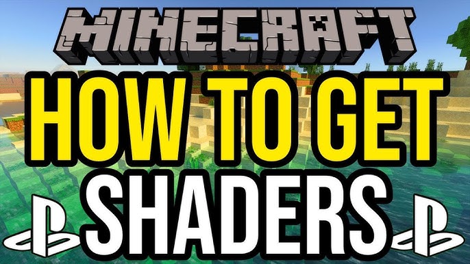 how to put shader on a minecraft playstation 5 edition｜TikTok Search