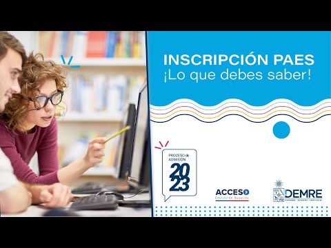 Inscripción PAES - Hasta el miércoles 10 de agosto, 13 horas. #PAES