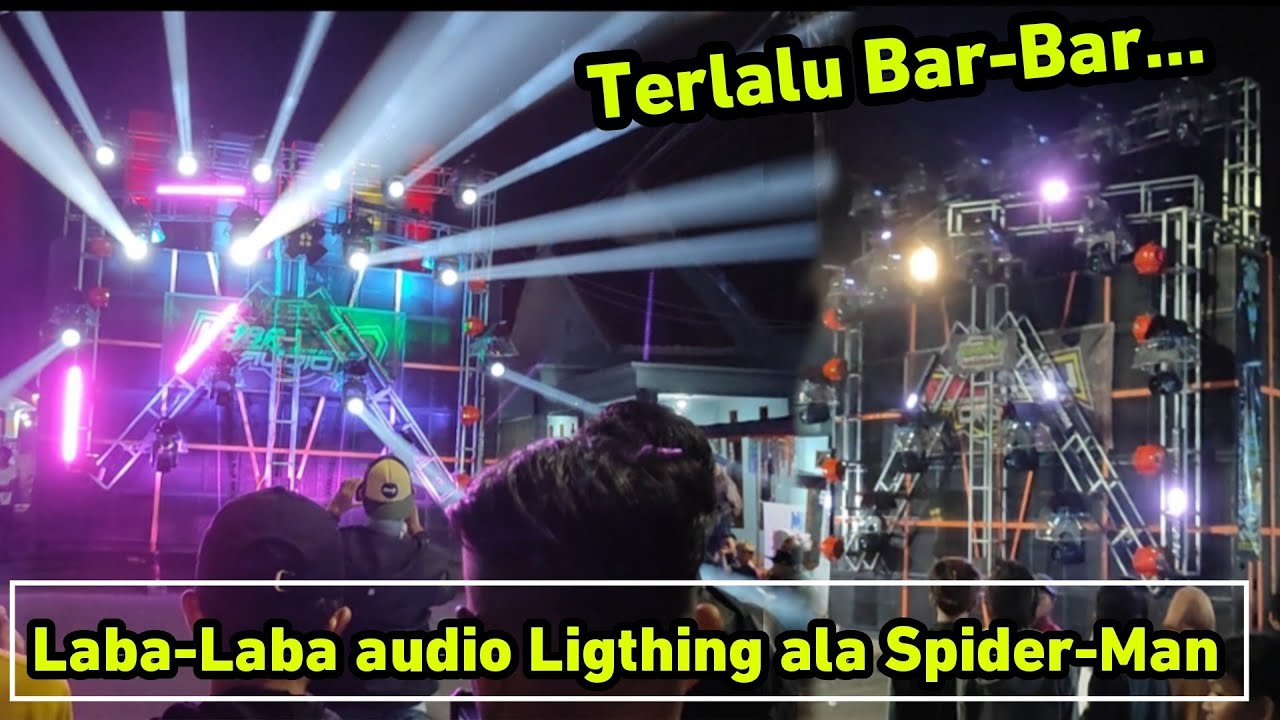 Benar-benar Bar-bar!! Ligthing Laba laba Audio Seperti Spider-Man,iki Lo tuan rumah.e