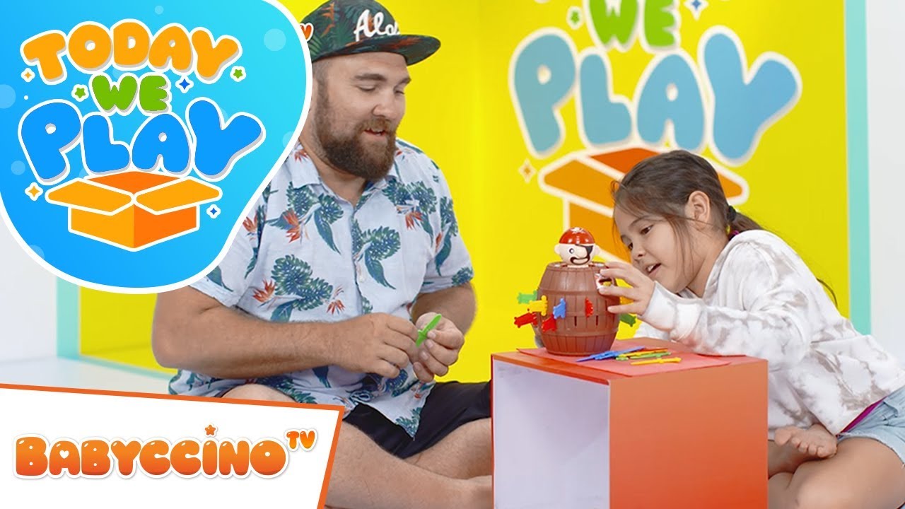 Babyccino Today We Play Episode 14 - Pop-up Pirate - Surprise Toy Unboxing