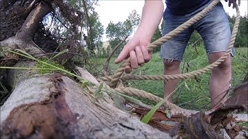 Polaris Sportsman 570 pulling logs