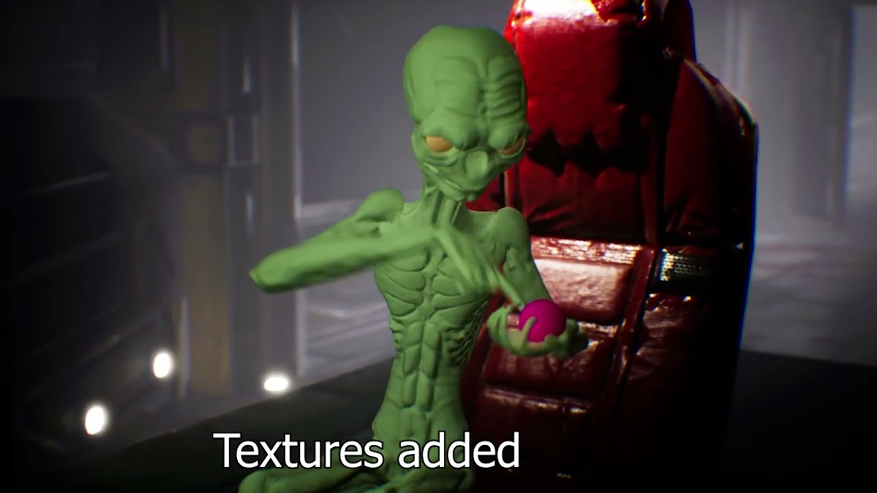 3D Shot Breakdown: Alien vs Rubber Ball