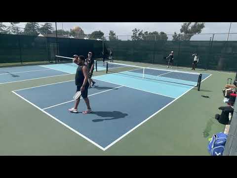 Pickleball - Erik Pailet Jackson and Tim Turner vs. JR Jones and Josh Maya - 4.0+ Rec play game 2/3