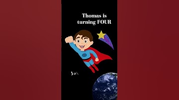 Superhero Birthday Invite - Digital Invitation with Music