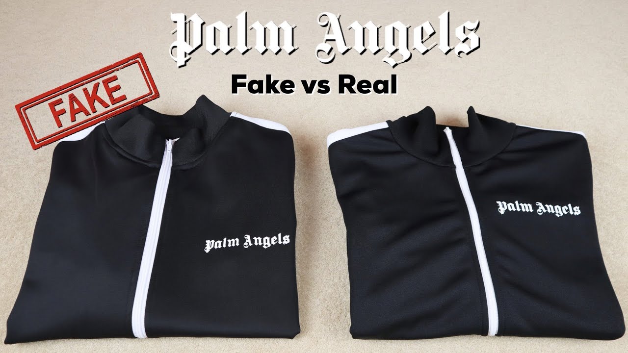 captain Gargle Distill Real vs Fake Palm Angels Track Jacket - YouTube