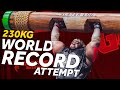 Strongmen GIANTS attempt 230kg/507lbs Log Lift | Iron Biby + Luke Stoltman