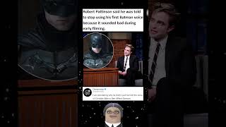 Robert Pattinson Was Told To Change His First Batman Voice Idea During Filming