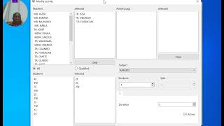FET Timetabling Lesson 15