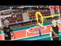 The spike part 9 !! siwoo Vs HeeSung !! Wing spiker VS Middle Blocker!! Rankl B Vs Rnk S