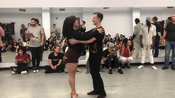 Elena & Alex 4th Place Intermediate JnJ NYC Zouk 2019