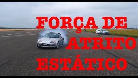 #FORÇADEATRITO DISTÂNCIA PERCORRIDA FRENAGEM TEOREMA TRABALHO ENERGIA CINÉTICA #atritoestático
