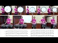 Paradiddle builder drumline exercise