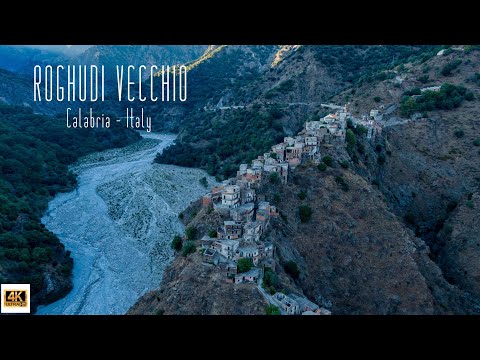 🇮🇹 4K drone video of Roghudi Vecchio, Calabria, Italy.