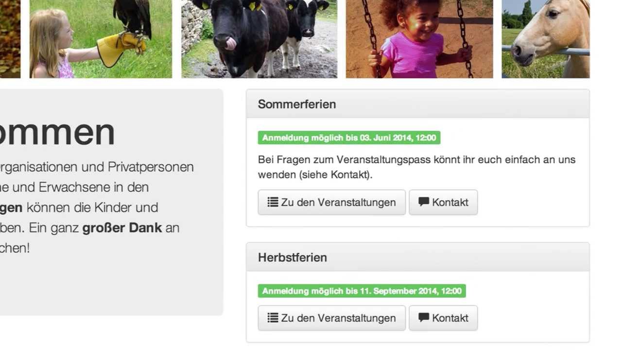 Feripro - Die beste Software für Ferienprogramme - YouTube