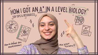 HOW I GOT A* IN A LEVEL BIOLOGY | TOP revision tips, resources, notes & websites to ace your exams!