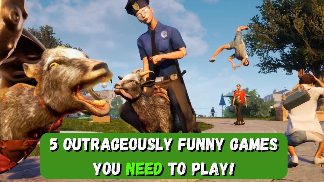 5 невероятно смешных игр, в которые вам ОБЯЗАТЕЛЬНО нужно сыграть.