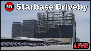 Driving Through Starbase After Flight 13 LIVE w/ Commentary
