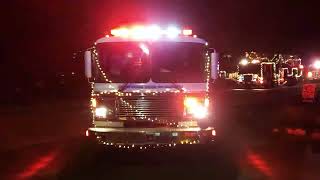 2022 Nestucca Valley FD Christmas Light Parade Friday Dec. 17 video by Don Backman