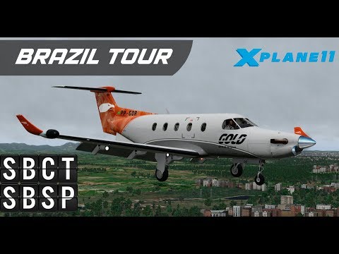 Volta ao Brasil IFR: Etapa São Paulo - Pilatus PC-12 no X-plane 11
