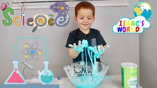 How to Make OOBLEK! DIY Slime at Home with Isaac!! Science Experiment For Kids