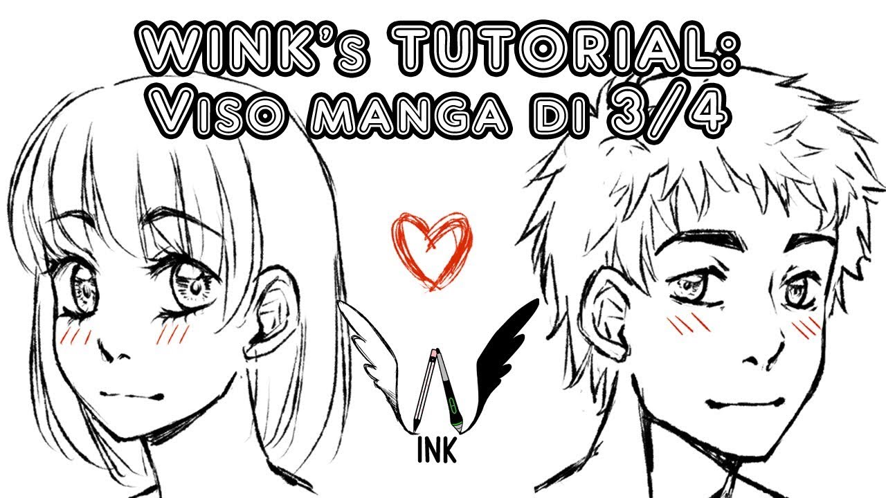 Wink S Tutorial Il Viso Manga Di 3 4 Youtube