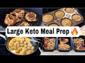 Huge Weekly Keto Meal Prep/Batch Cooking| New Recipes 1/9/20