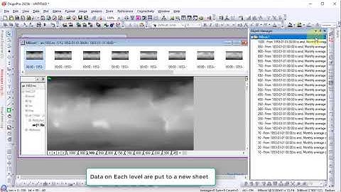 Import 4D NetCDF data into OriginPro