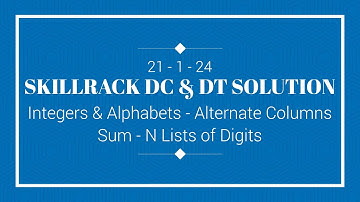 SKILLRACK DAILY CHALLENGE AND DAILY TEST SOLUTION | 21-01 | C++ | Java | Python