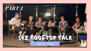 [Stray Kids OT8 Live] 200710 SKZ Rooftop Talk Part 1