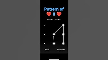 Pattern of II Love ❤️❤️❤️...#pattern #lockscreen