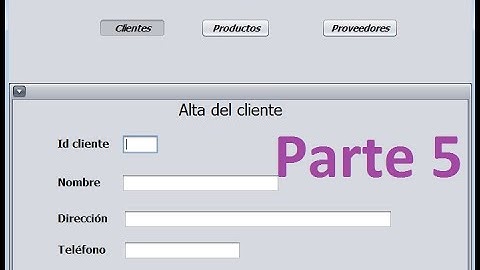 221.- Java.- Parte 5.- Minisistema para dar de alta a clientes, productos y proveedores, con MySQL.