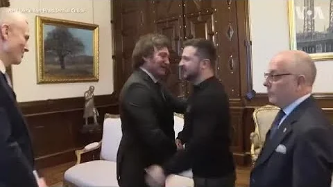阿根廷新任总统米莱会见乌克兰总统泽连斯基 - 天天要闻