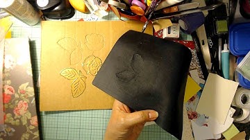 Embossing an Anna Griffin die thru the Gemini..trial and ERROR!! for viewer